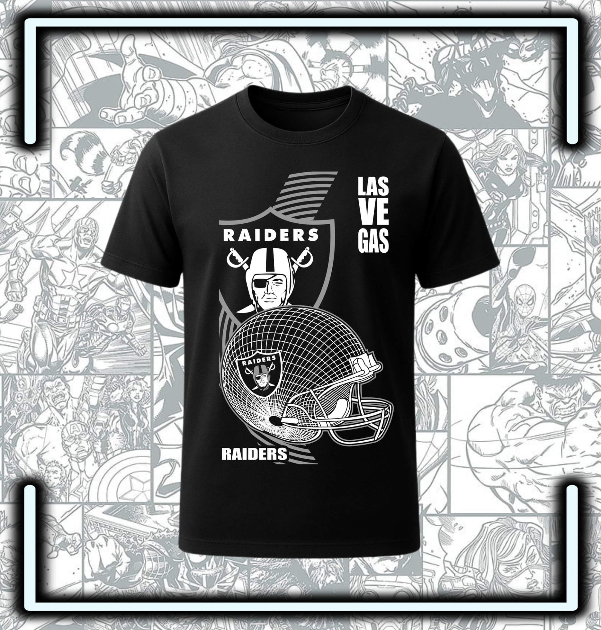 Camiseta Las Vegas Raiders Nfl - Comics Store Colombia
