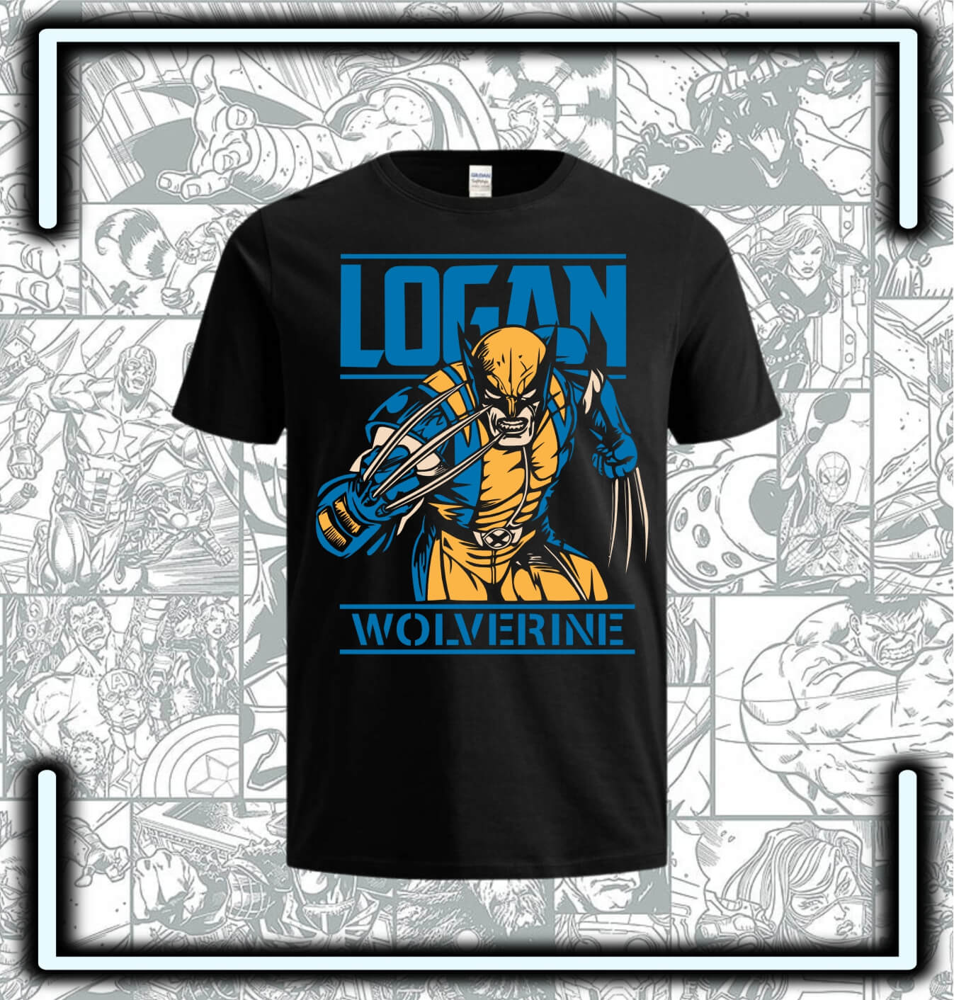 Camiseta Logan Wolverine - Comics Store Colombia