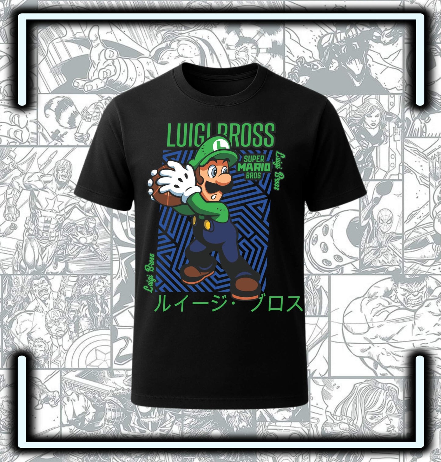 Camiseta Luigi - Comics Store Colombia