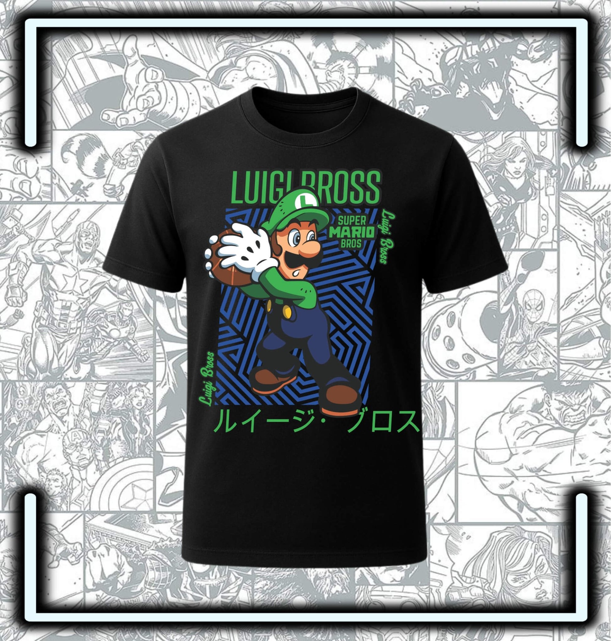 Camiseta Luigi - Comics Store Colombia