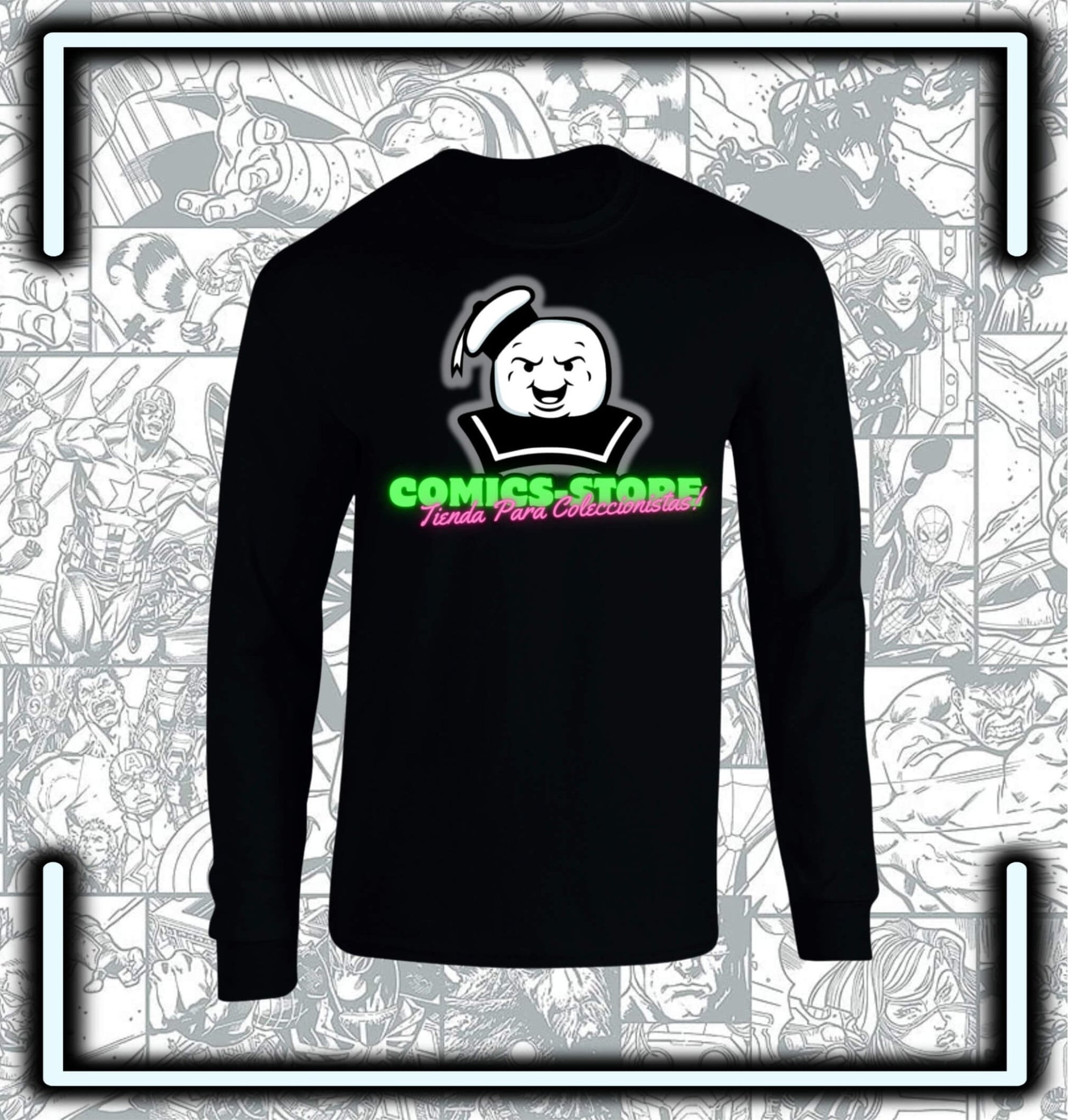 Camiseta Manga Larga Personalizada Comics - Store - Comics Store Colombia