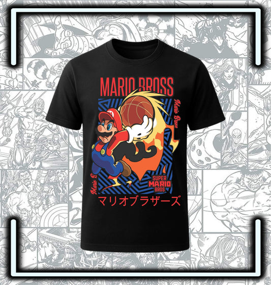 Camiseta Mario Bros Vd1 - Comics Store Colombia