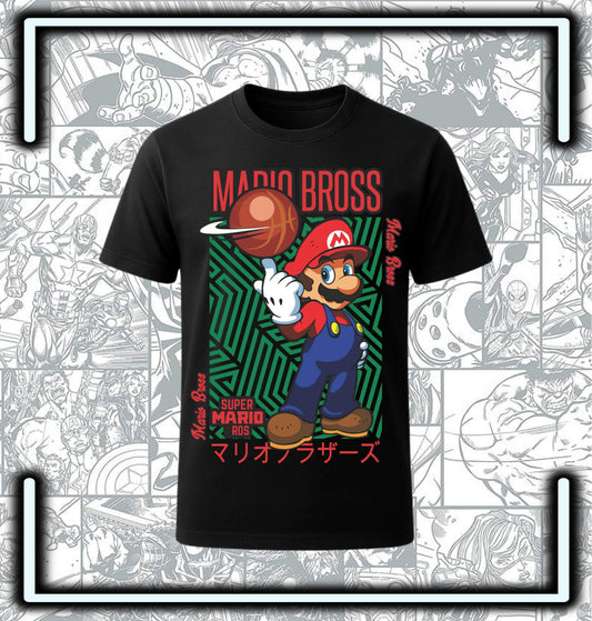 Camiseta Mario Bros Vd2 - Comics Store Colombia