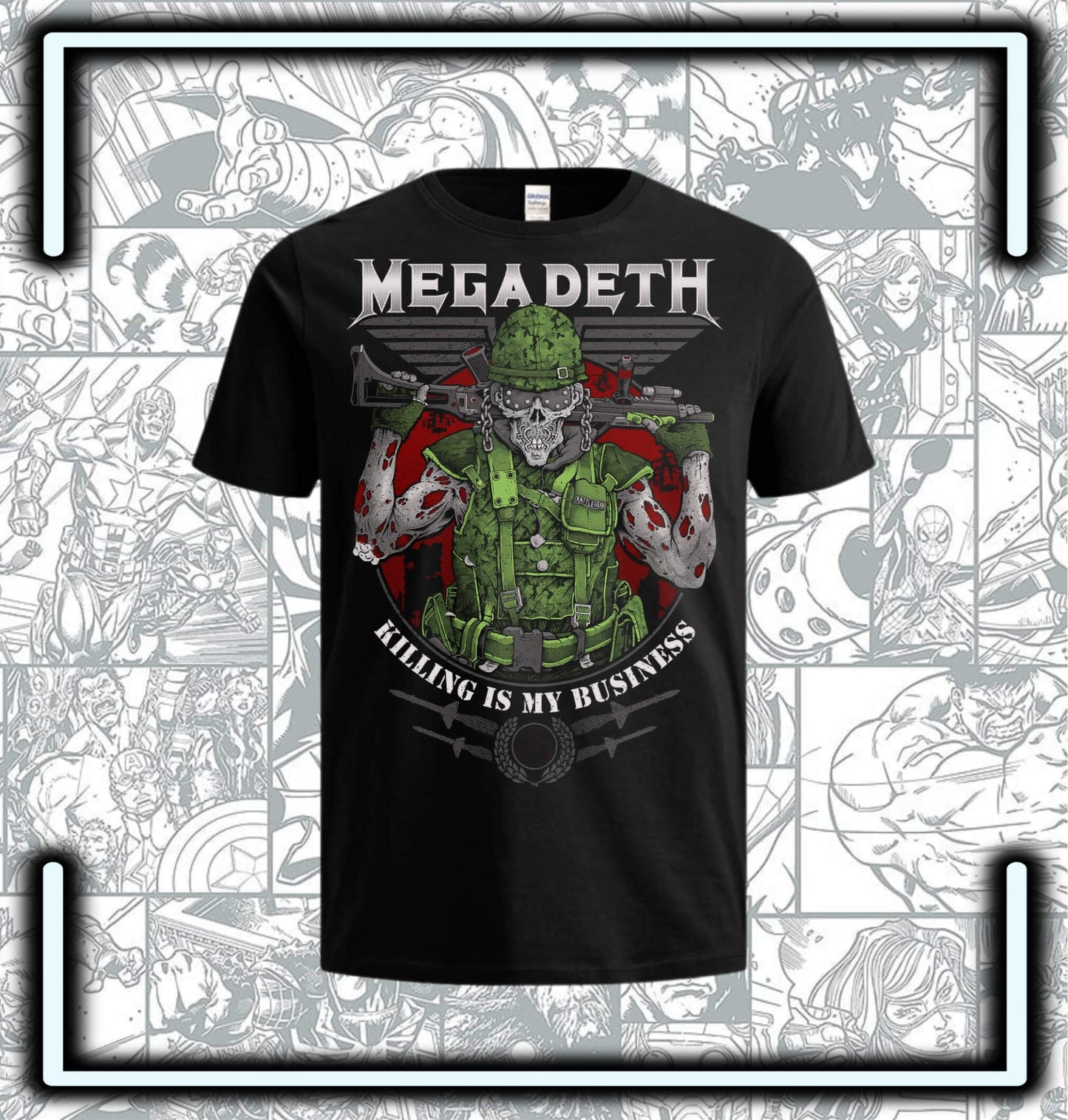 Camiseta Megadeth Army - Comics Store Colombia