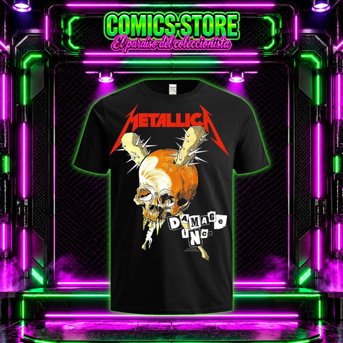 Camiseta Metallica Damage Inc