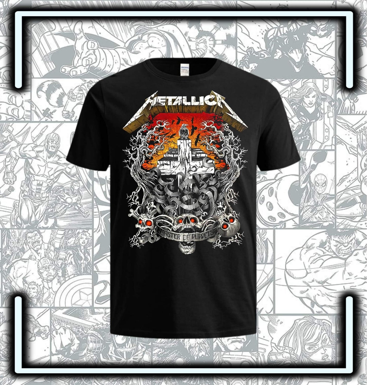 Camiseta Metallica Deluxe - Comics Store Colombia