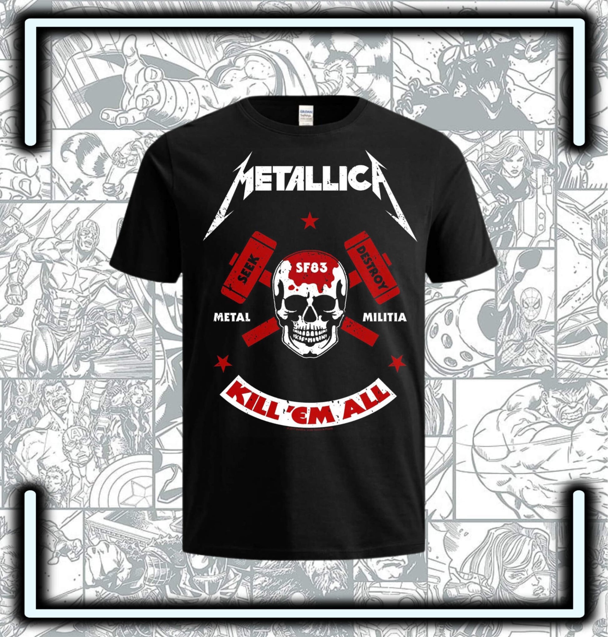 Camiseta Metallica Kill - Comics Store Colombia