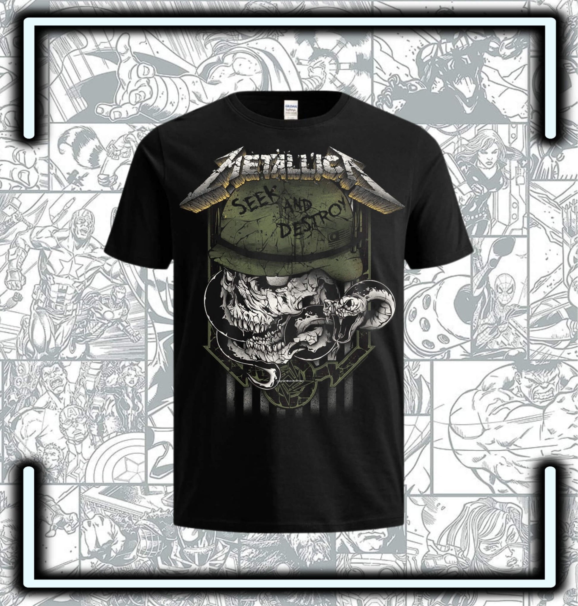 Camiseta Metallica TX2 - Comics Store Colombia