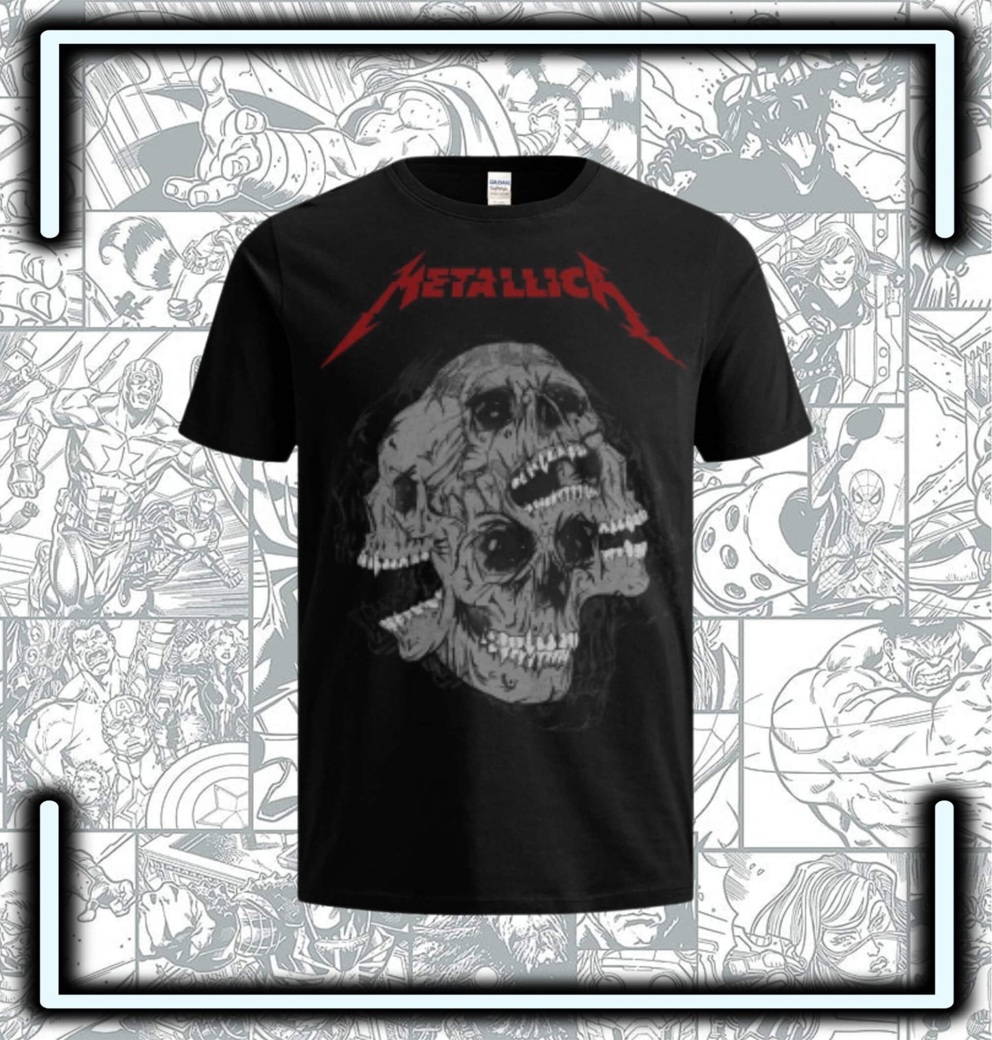 Camiseta Metallica TX4 - Comics Store Colombia