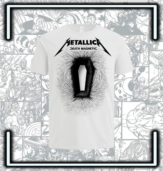 Camiseta Metallica White - Comics Store Colombia