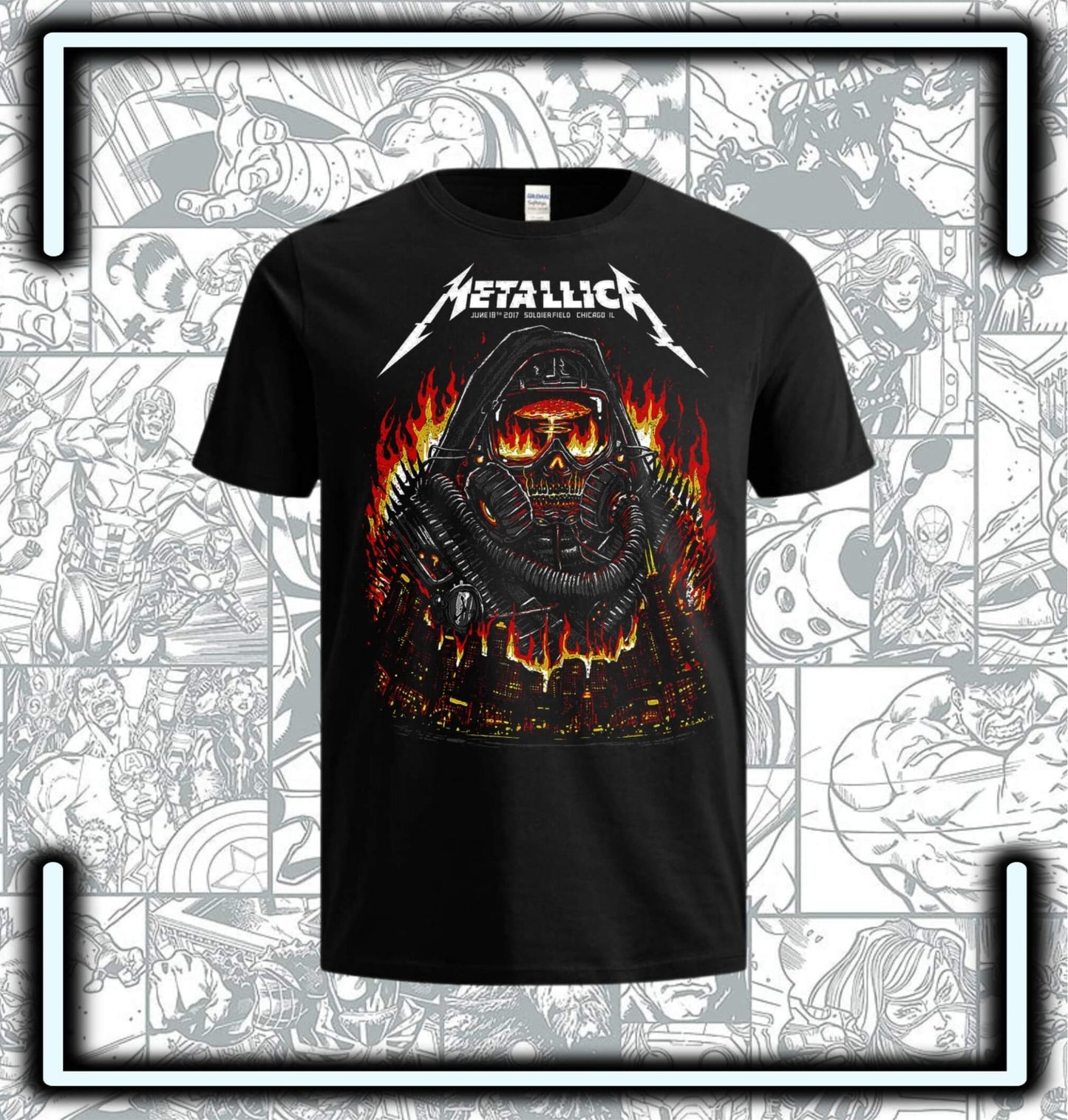 Camiseta Metallica Xf - Comics Store Colombia