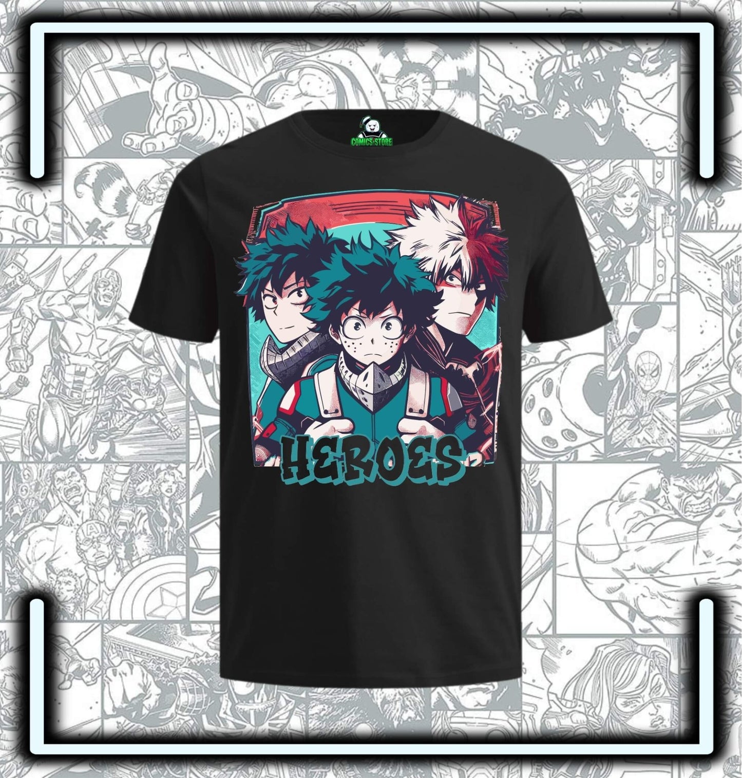 Camiseta My Hero Academia II Anime - Comics Store Colombia