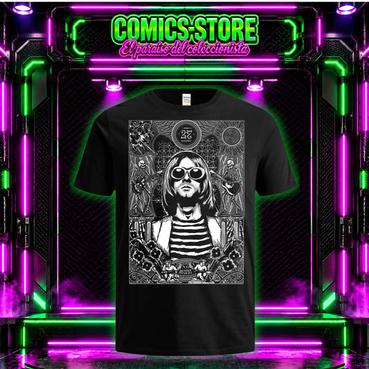 Camiseta Nirvana Kourt Cobain TX1
