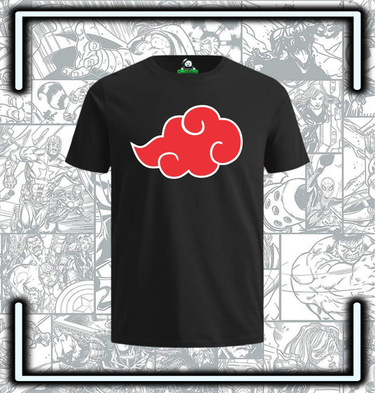Camiseta Nubes Akatsuki Anime - Comics Store Colombia