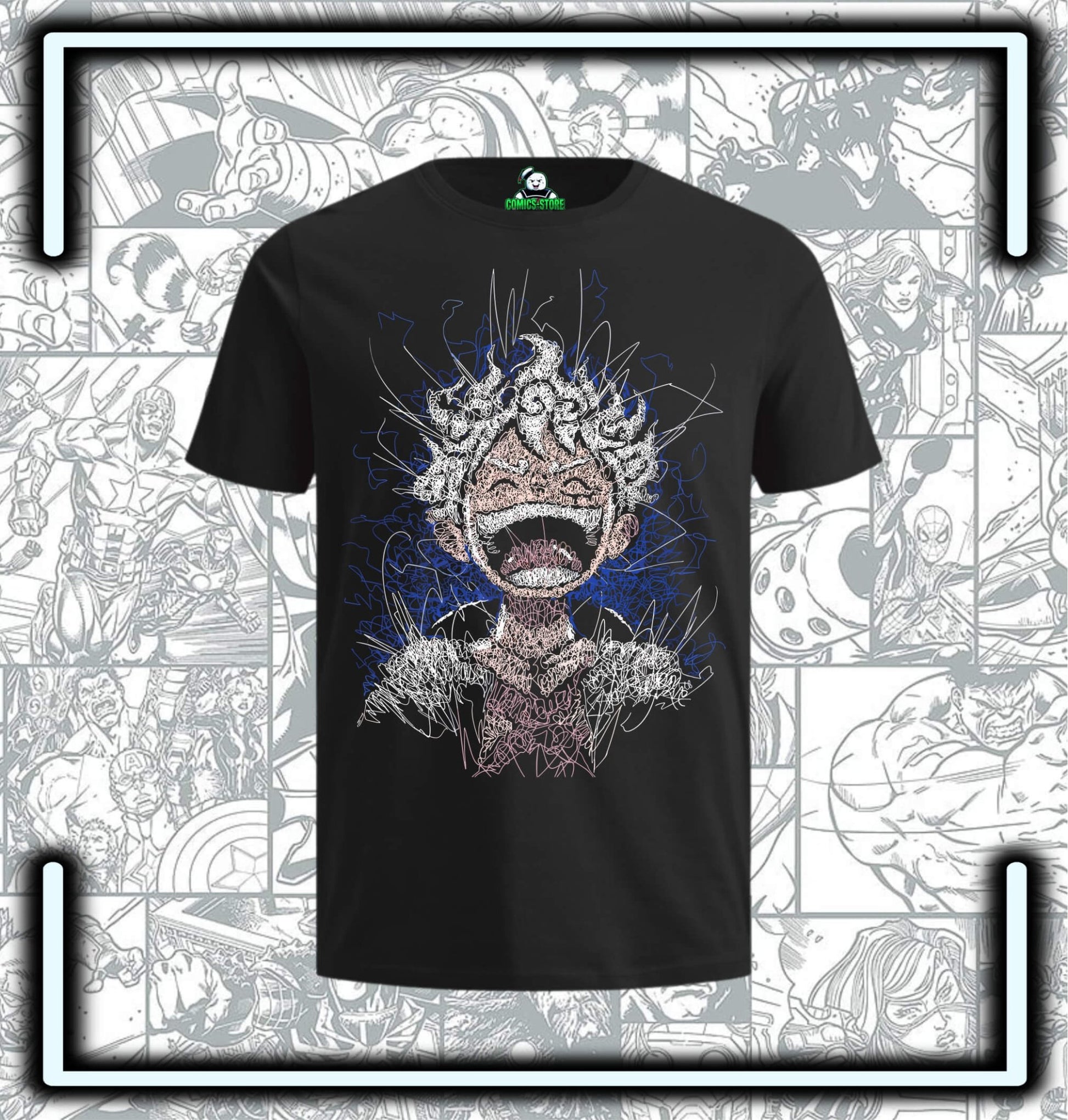 Camiseta One Piece Luffy gear 5 Art Anime - Comics Store Colombia