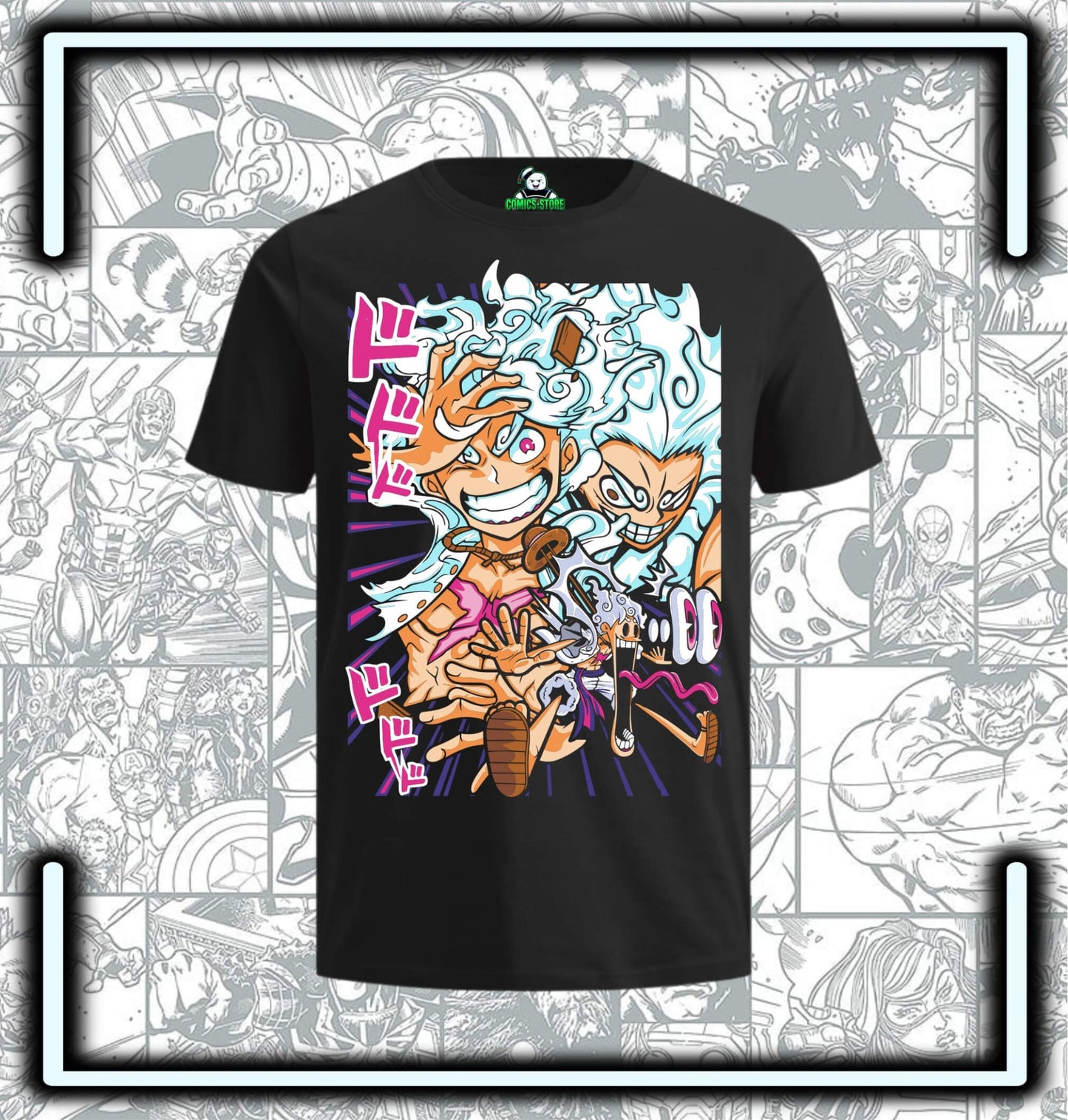 Camiseta One Piece Luffy Gear Anime - Comics Store Colombia