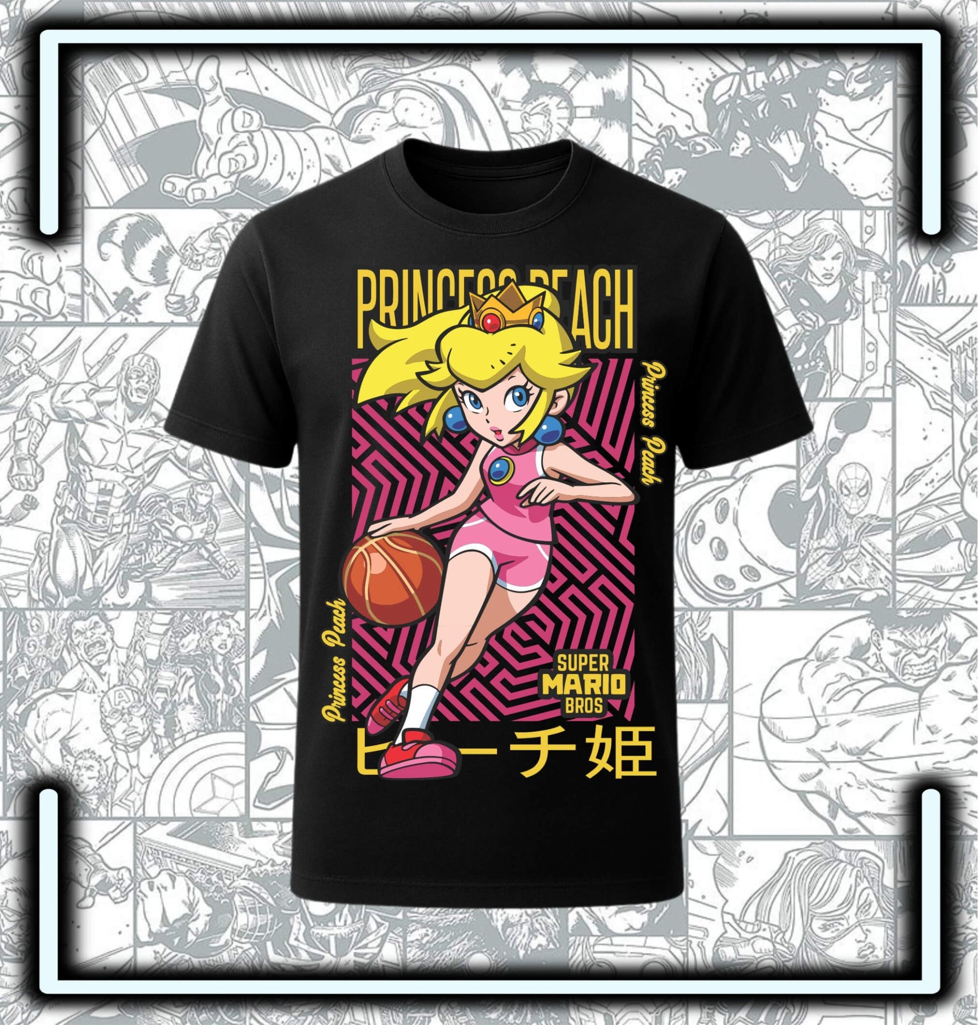 Camiseta Princesa Peach - Comics Store Colombia