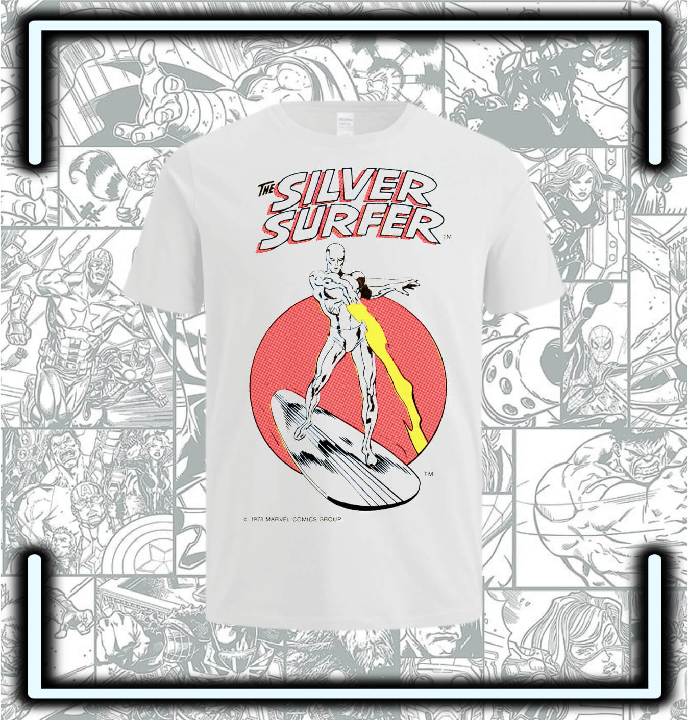 Camiseta Silver Surfer - Comics Store Colombia