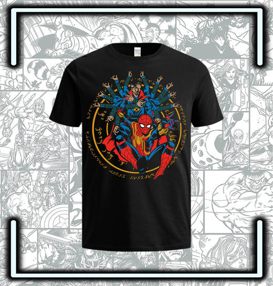 Camiseta Spiderman Dr Strange - Comics Store Colombia
