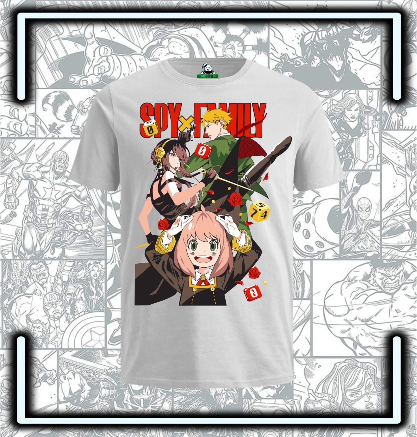 Camiseta Spy X Family Anime - Comics Store Colombia