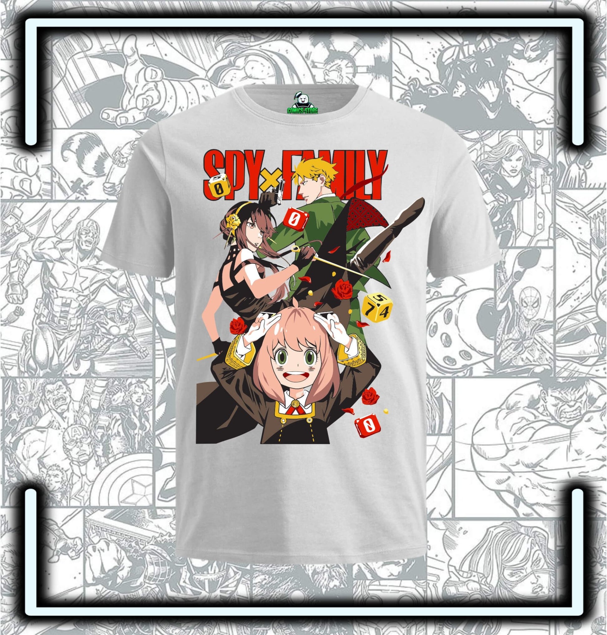 Camiseta Spy X Family Anime - Comics Store Colombia