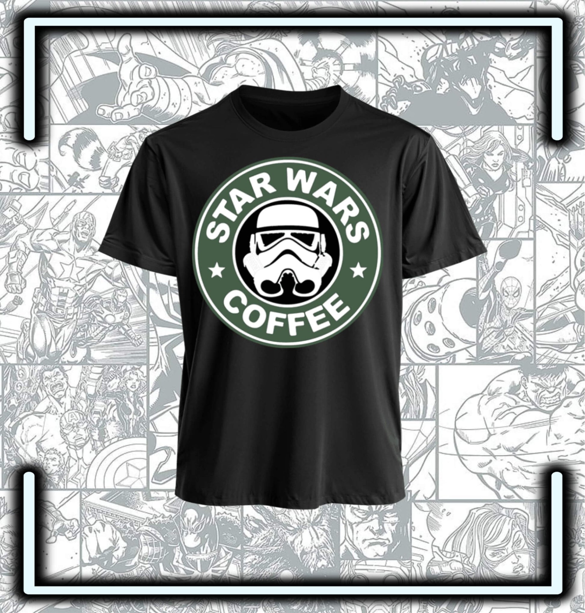 Camiseta Star Wars Coffe - Comics Store Colombia