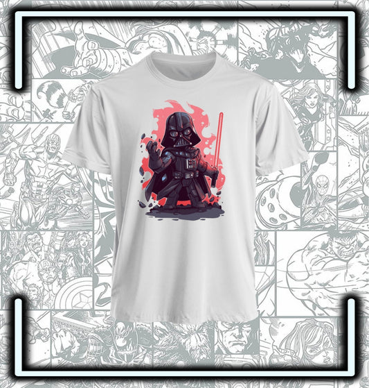 Camiseta Star Wars Darth Vader Animada - Comics Store Colombia
