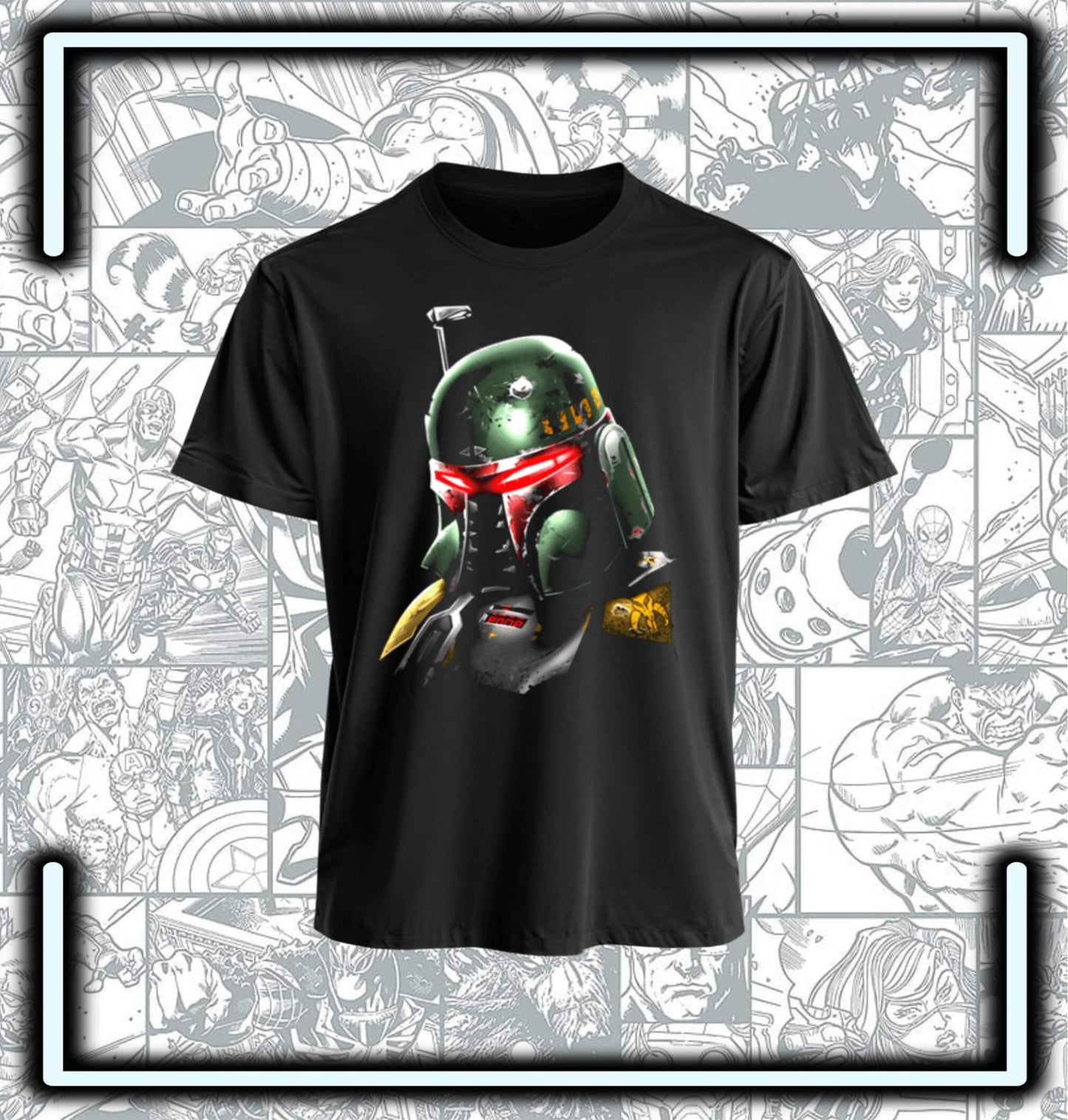 Camiseta Star Wars Mandalorian - Comics Store Colombia