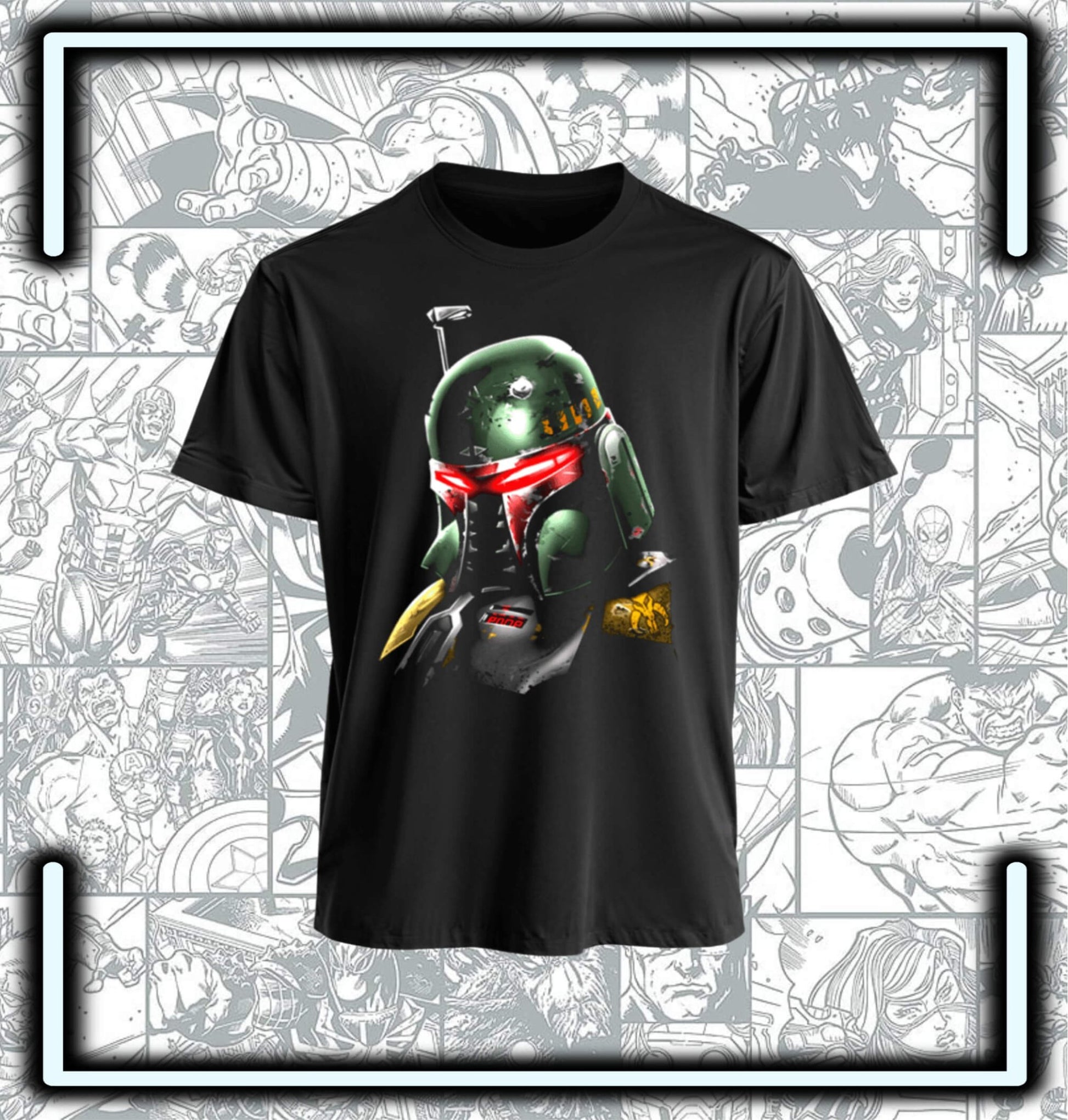 Camiseta Star Wars Mandalorian - Comics Store Colombia