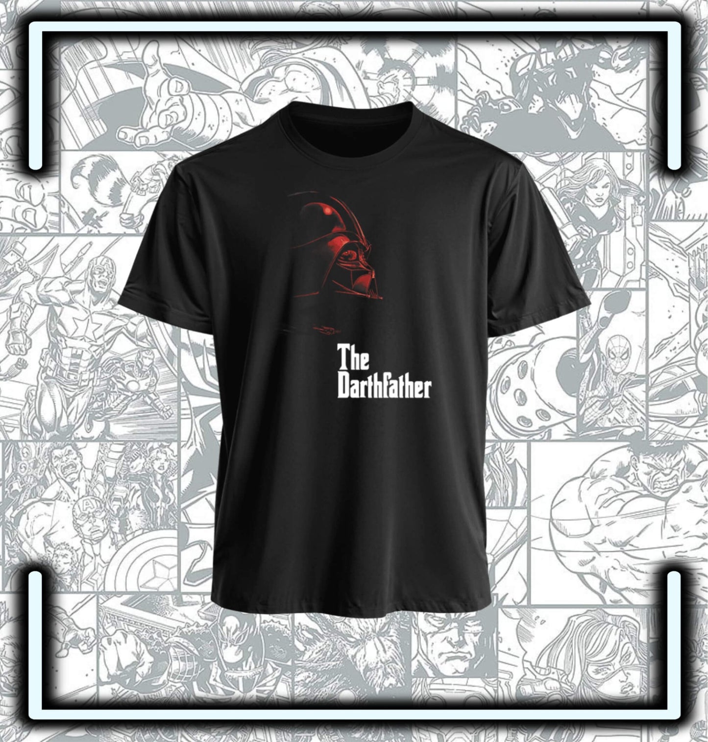 Camiseta Star Wars The Darthfather - Comics Store Colombia