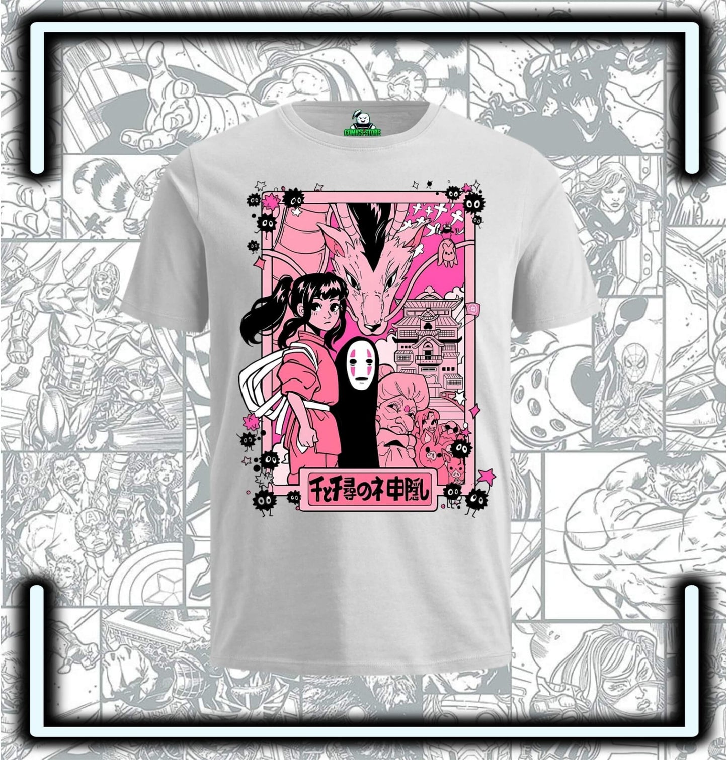 Camiseta Studio Ghibli Anime - Comics Store Colombia