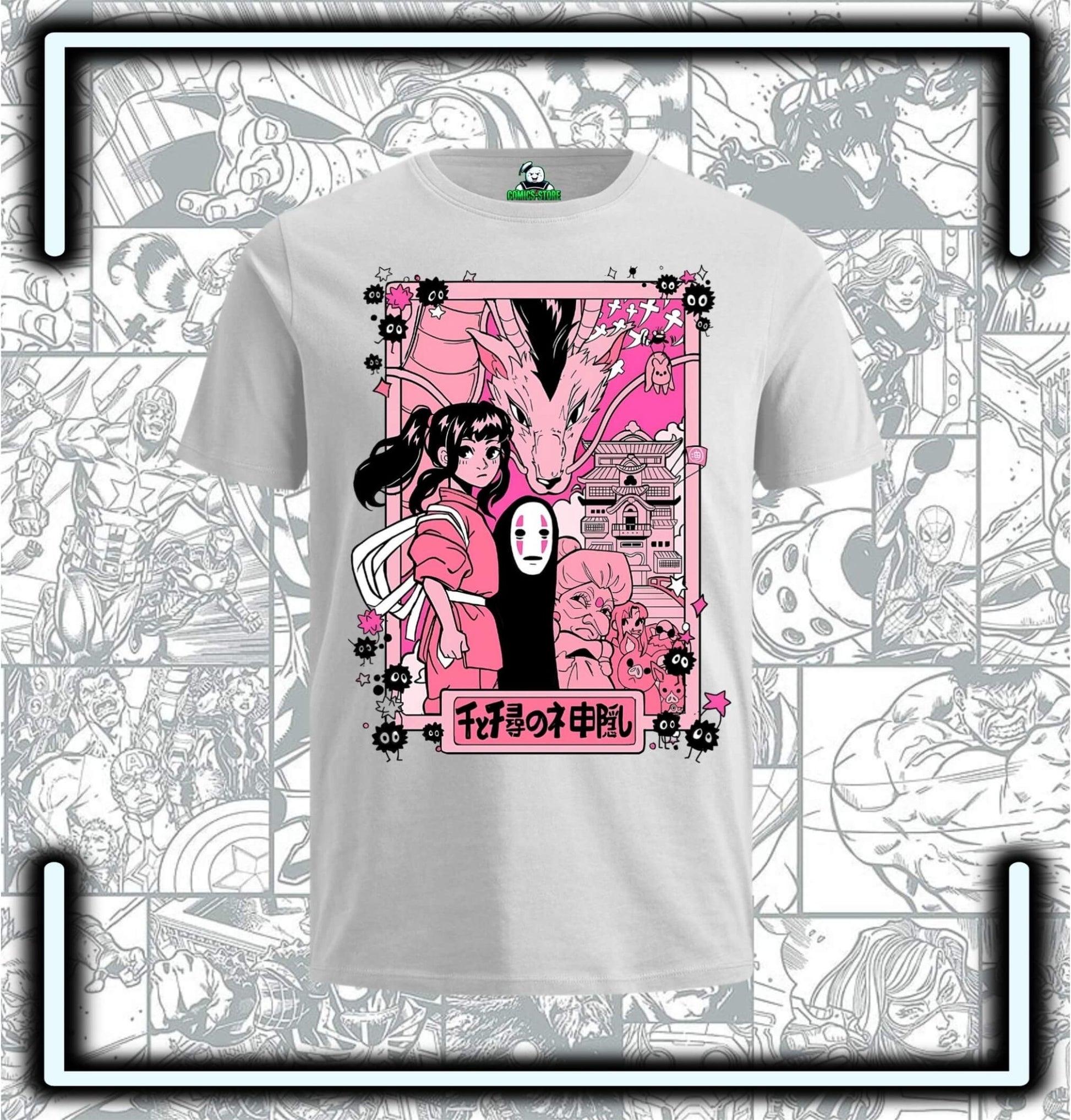 Camiseta Studio Ghibli Anime - Comics Store Colombia