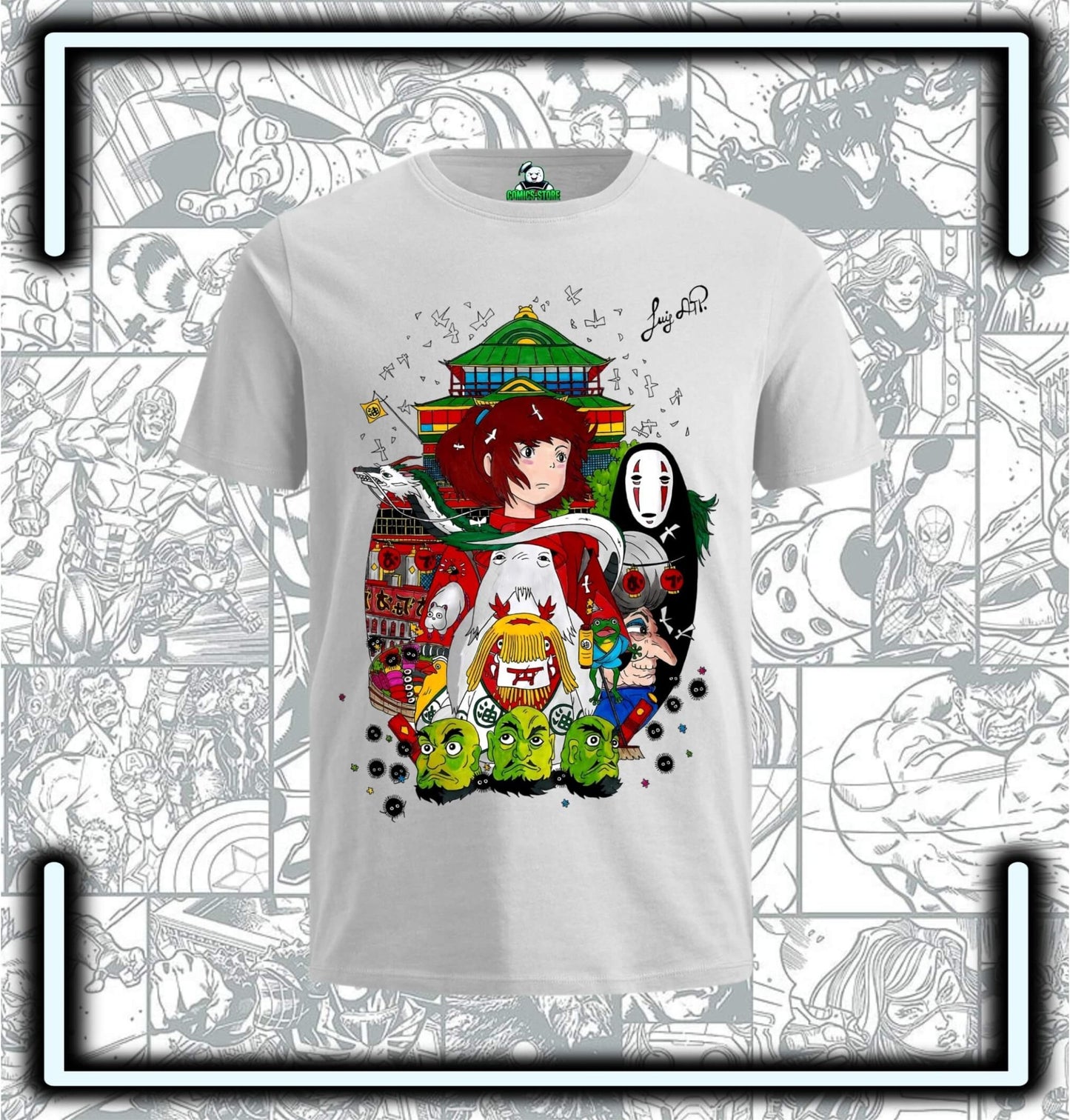 Camiseta Studio Ghibli II Anime - Comics Store Colombia