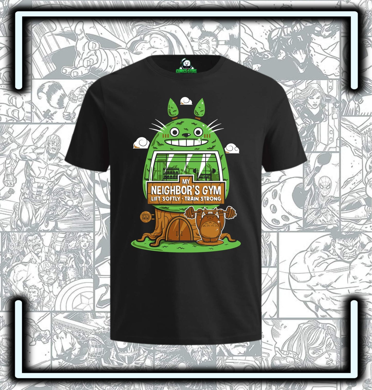 Camiseta Studio Ghibli Totoro Anime - Comics Store Colombia