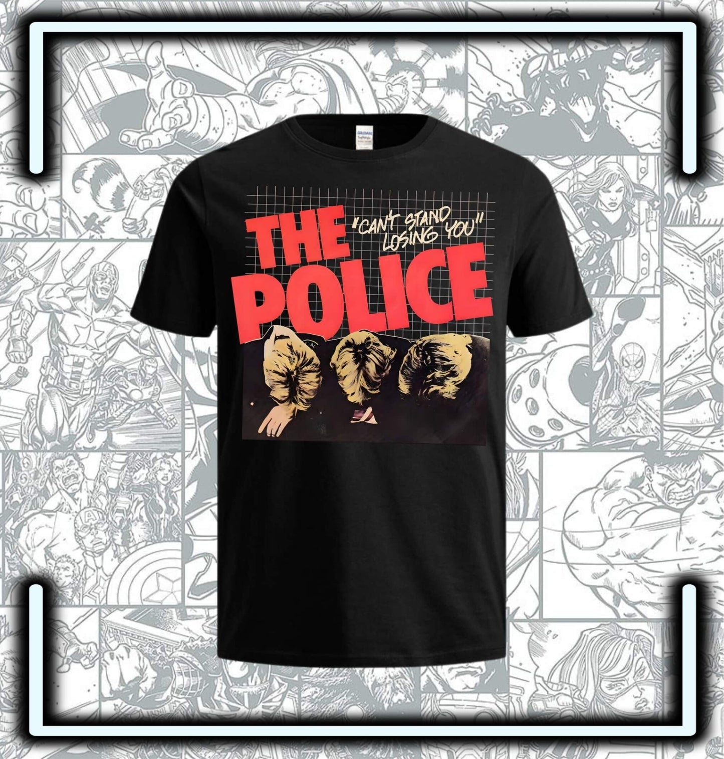 Camiseta The Police - Comics Store Colombia