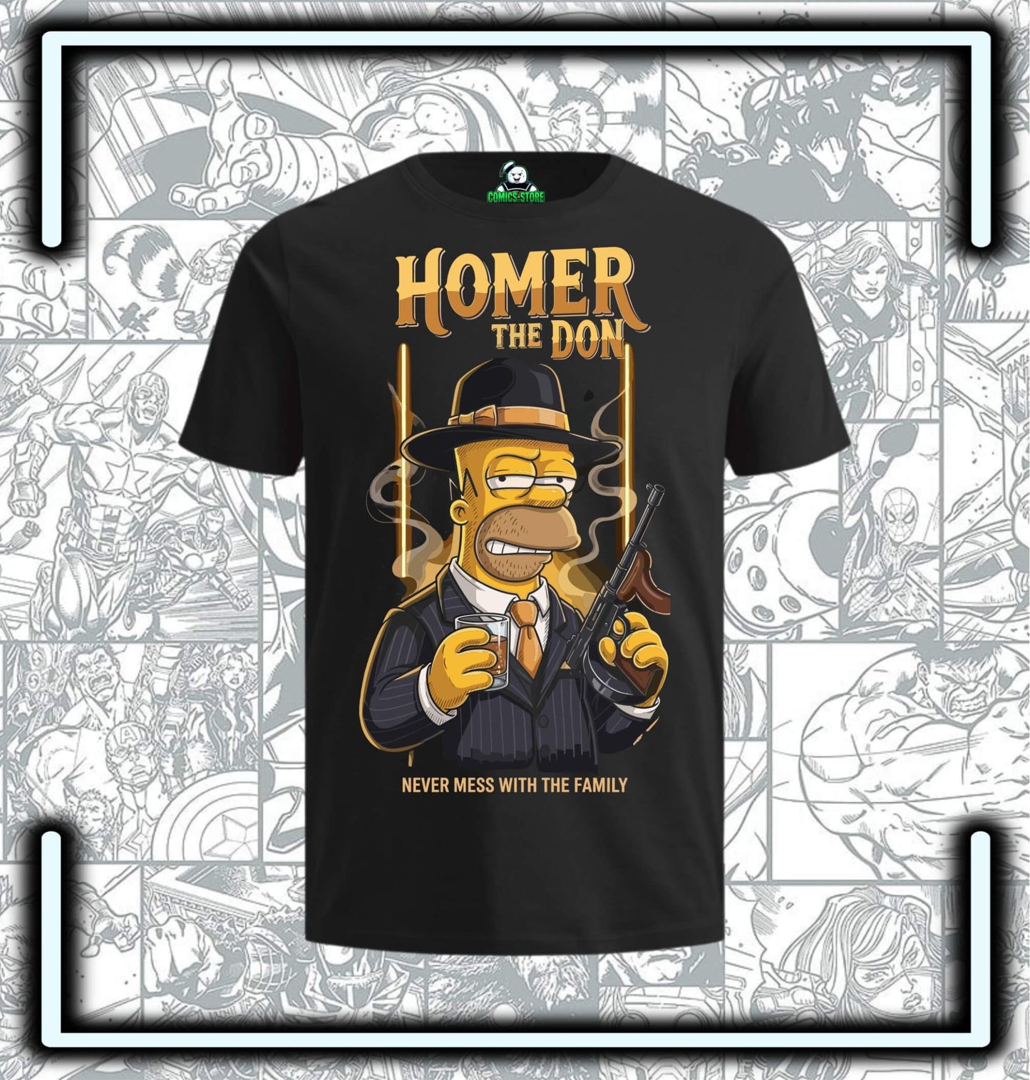 Camiseta The Simpsons Homer - Comics Store Colombia