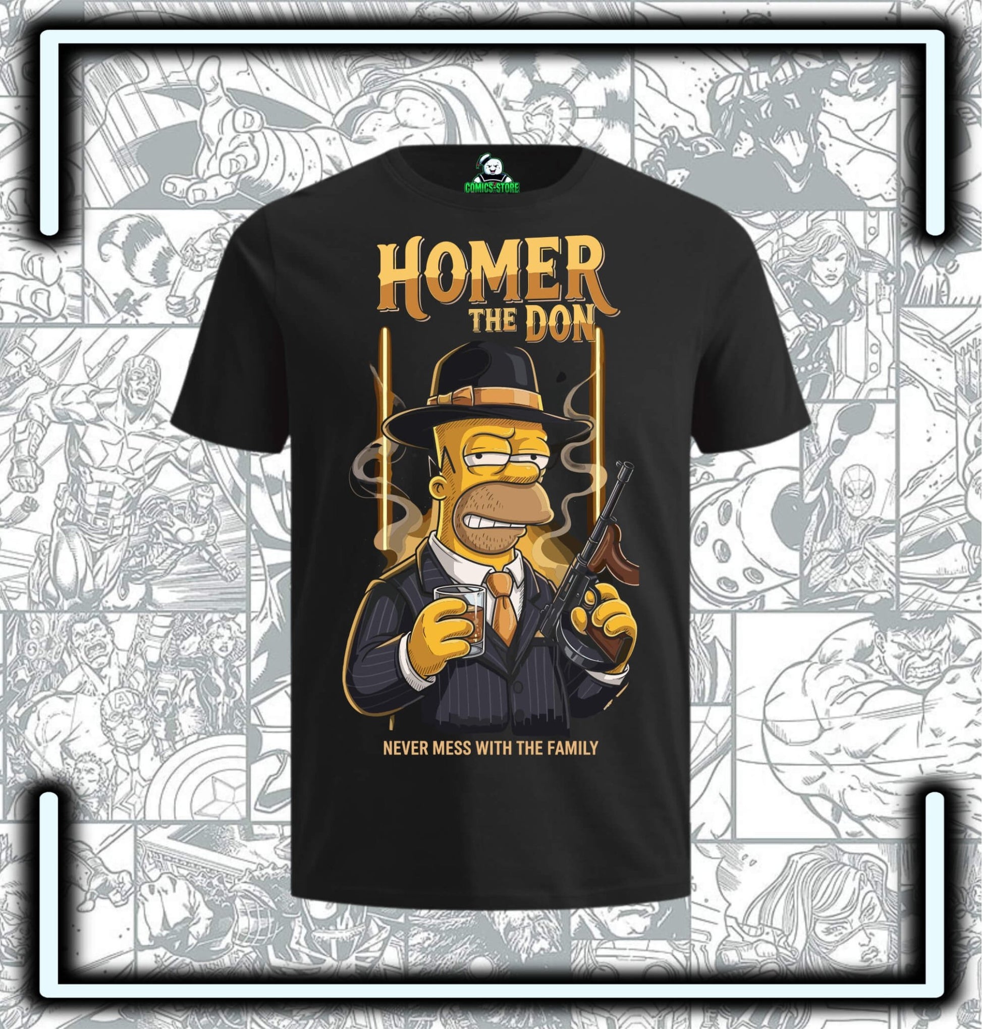 Camiseta The Simpsons Homer - Comics Store Colombia