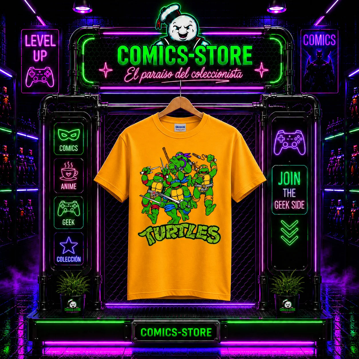 T-Shirt Edición Especial Tortugas Ninja 1984