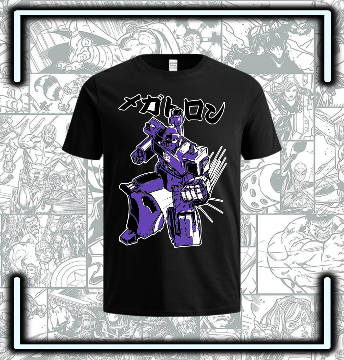 Camiseta Transfomers Megatron - Comics Store Colombia
