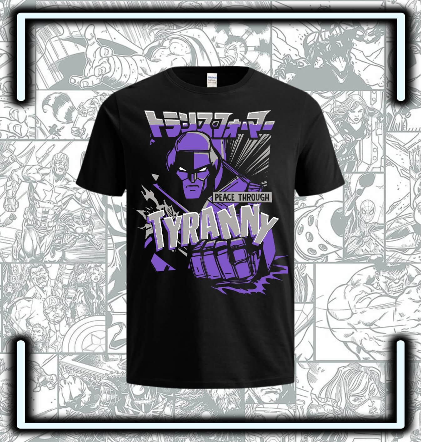Camiseta Transfomers Megatron Jp - Comics Store Colombia