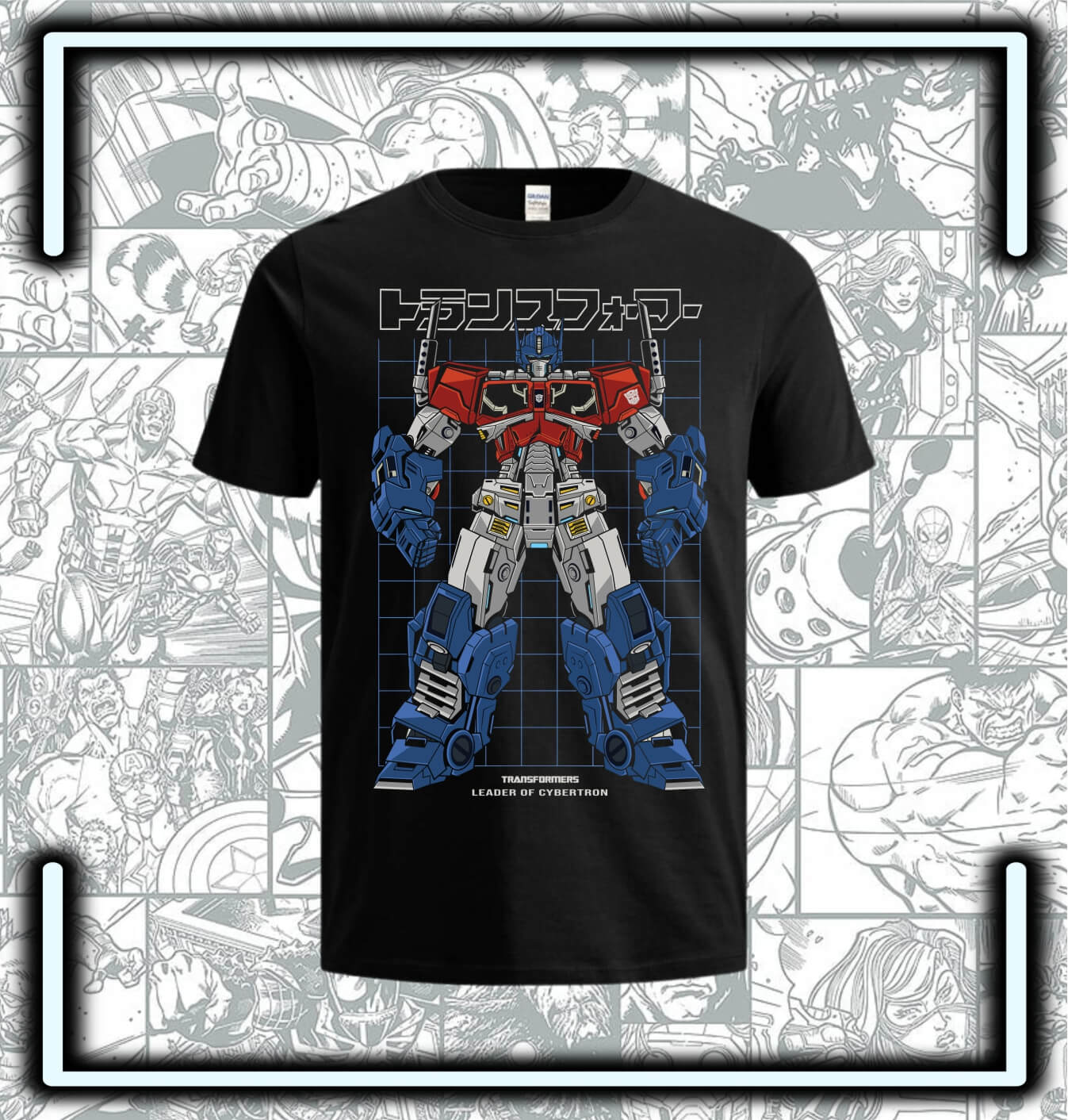 Camiseta Transfomers Optimus Prime - Comics Store Colombia