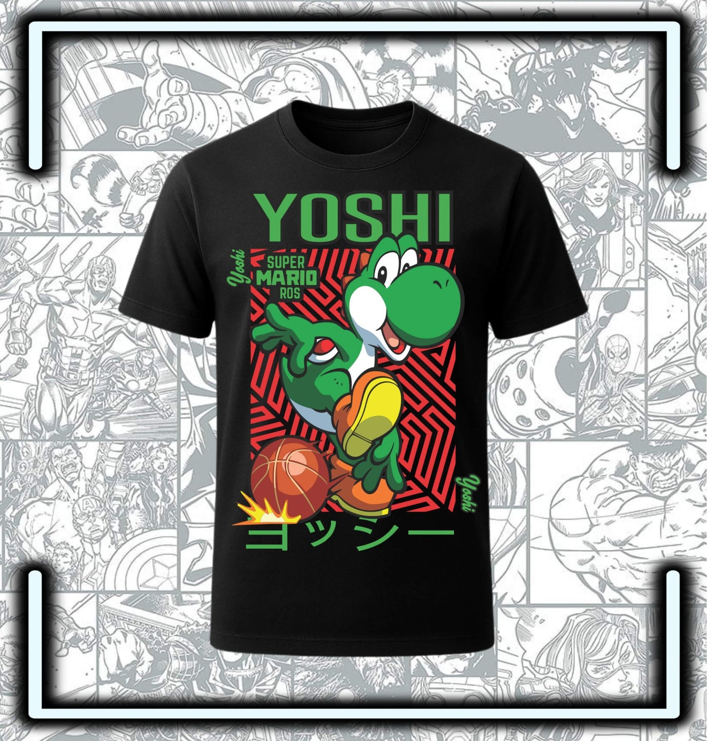 Camiseta Yoshi - Comics Store Colombia