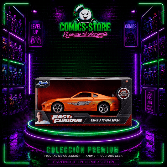 Carro Toyota Supra Brian O´conner Rápido Y Furioso Esc 1:32 - Comics Store Colombia