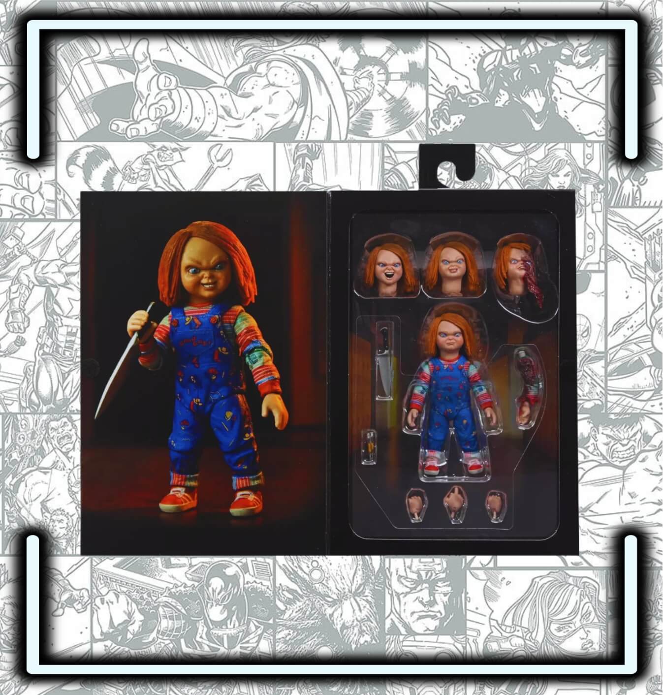 Figura de acción de Chucky NECA - Comics Store Colombia