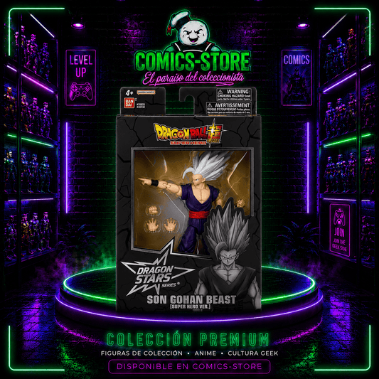 Figura Dragon Ball Super Dragon Stars Son Gohan Beast (Super Hero) - Comics Store Colombia