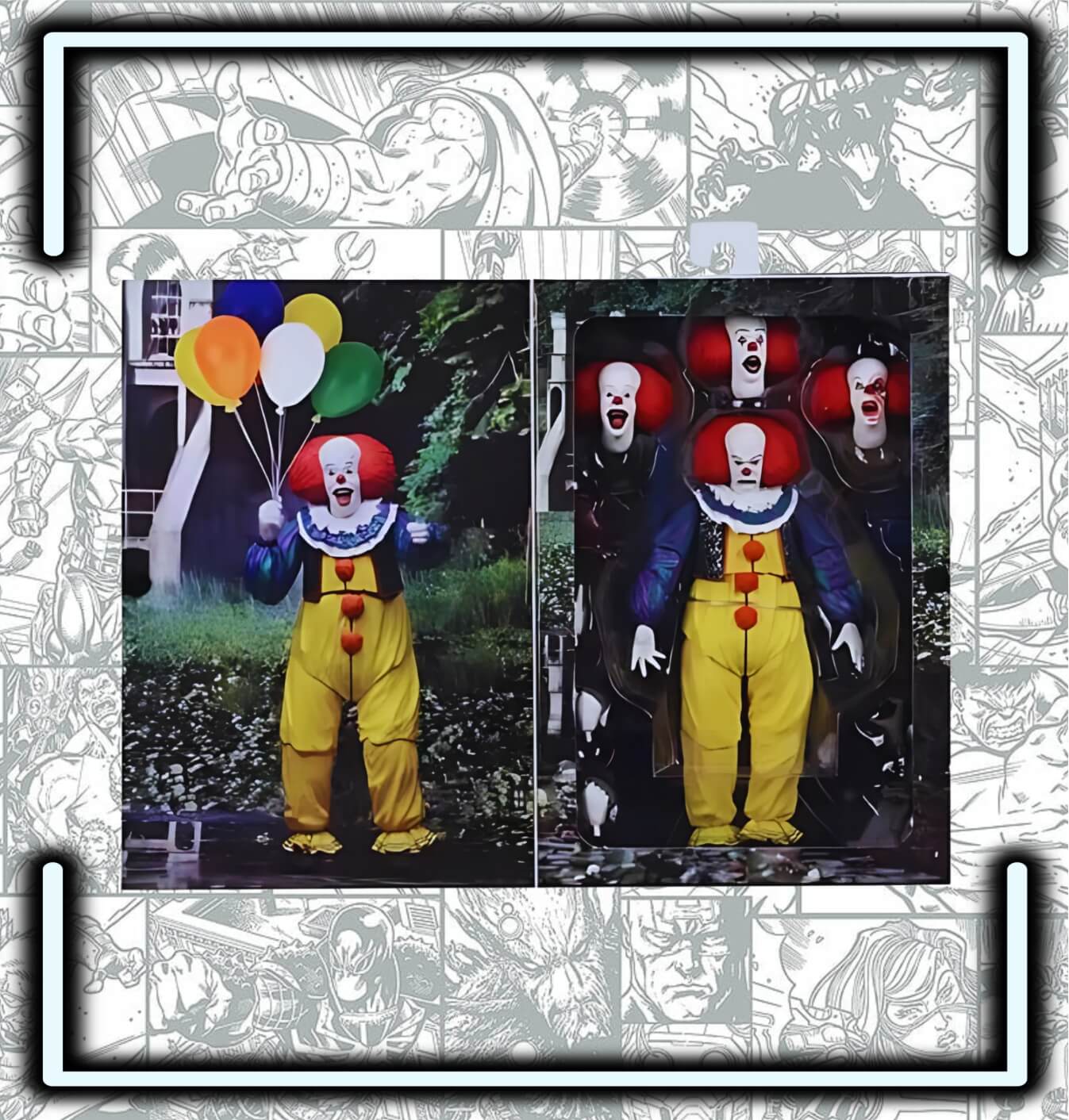 Figura It Pennywise (1990) Movie Neca - Comics Store Colombia