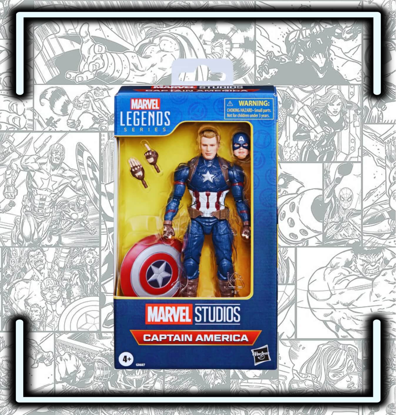 Figura Marvel Legends Capitán América Series - Comics Store Colombia