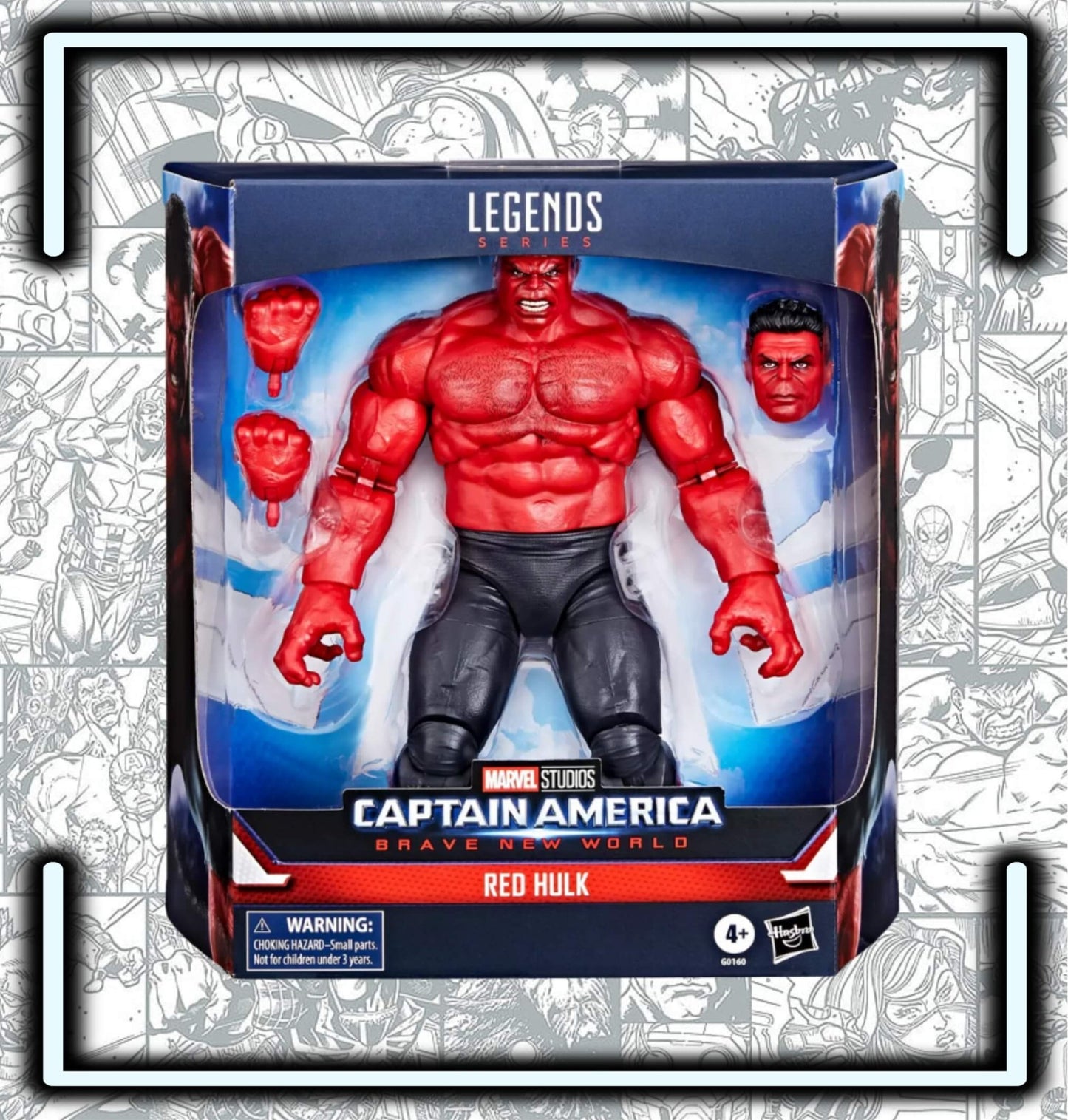 Figura Marvel Legends Red Hulk - Comics Store Colombia