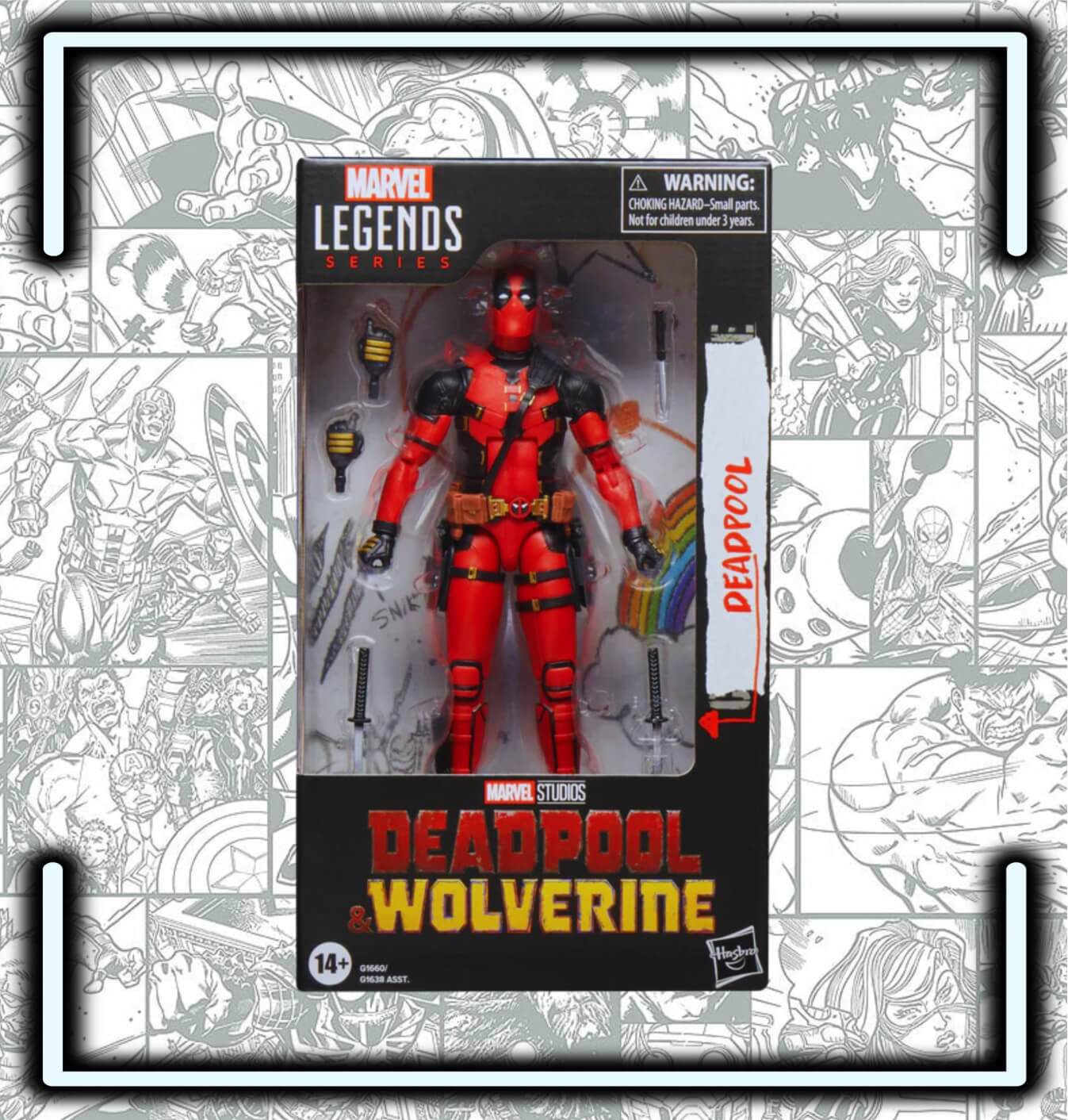 Figura Marvel Legends Series Deadpool - Comics Store Colombia