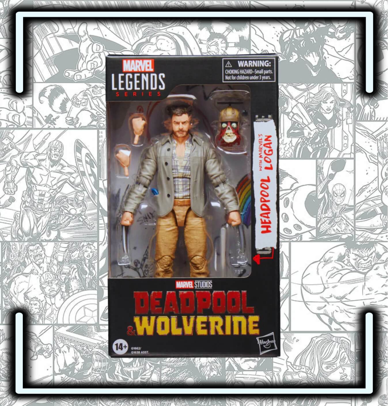 Figura Marvel Legends Series Wolverine Headpool - Comics Store Colombia